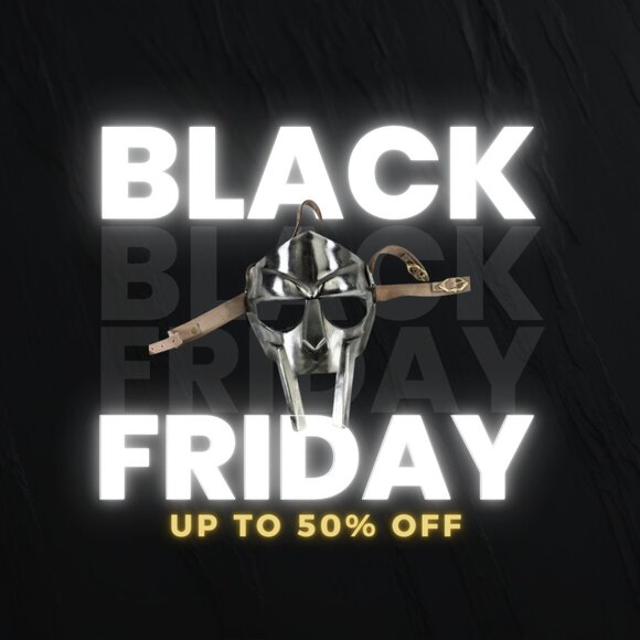 MF DOOM MASK - Real Steel Handcrafted - Picture 5 of 6